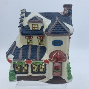Vintage 2001 Cobblestone Corners Christmas Village Walnut Grove Inn Dollar Tree